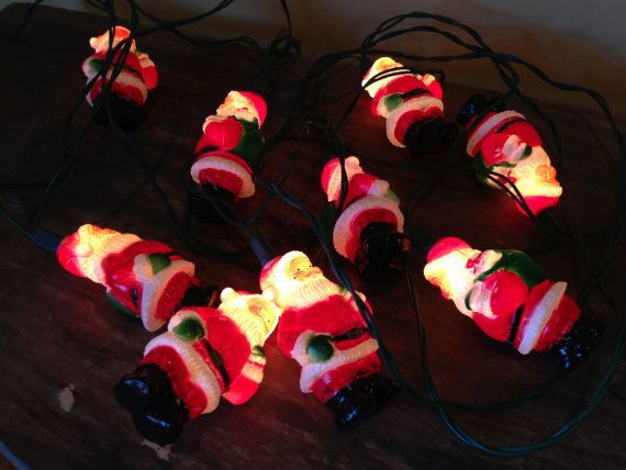 solar Santa led string light